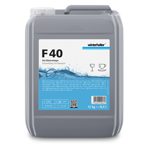F 40 Oxi-reinigingsmiddel voor glazen, 12 kg F 40 Oxi-reinigingsmiddel voor glazen, 12 kg