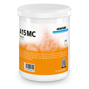 A 15 MC Cleaning tablets, 0.2 kg (10 tins per box) A 15 MC Cleaning tablets, 0.2 kg (10 tins per box)