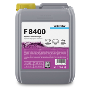 F 8400 Hygiënisch universeel reinigingsmiddel, 5 l F 8400 Hygiënisch universeel reinigingsmiddel, 5 l