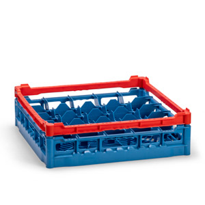 Glazenkorf maat L, max. glashoogte 110 mm Glazenkorf maat L, max. glashoogte 110 mm