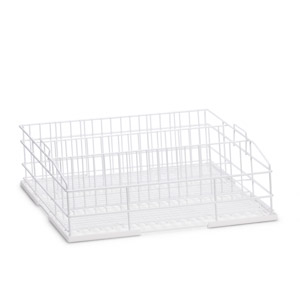 Glass wash rack, Size M, 3 rows Glass wash rack, Size M, 3 rows