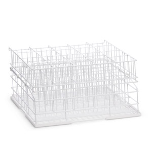Glass rack Size M, 4 rows, with riser Glass rack Size M, 4 rows, with riser