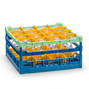 Glazenkorf voor 16 glazen, GH 210 mm Glazenkorf voor 16 glazen, GH 210 mm