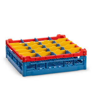 Glazenkorf maat L, max. glashoogte 110 mm Glazenkorf maat L, max. glashoogte 110 mm