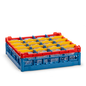 Glazenkorf voor 20 glazen, GH 110 mm Glazenkorf voor 20 glazen, GH 110 mm