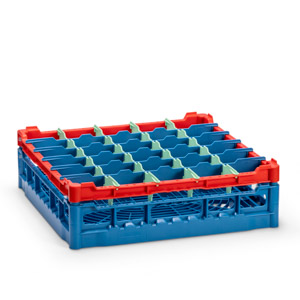 Glazenkorf maat L, max. glashoogte 110 mm Glazenkorf maat L, max. glashoogte 110 mm