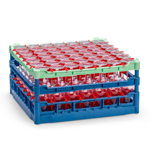 Glazenkorf voor 49 glazen, GH 210 mm Glazenkorf voor 49 glazen, GH 210 mm