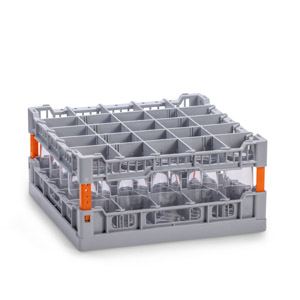 GLASS RACK 25 DIVISIONS GLASS RACK 25 DIVISIONS