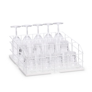 GLASS RACK 3 DIVISION GLASS RACK 3 DIVISION