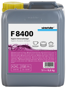 F 8400 Hygiene all-purpose detergent, 5 l F 8400 Hygiene all-purpose detergent, 5 l